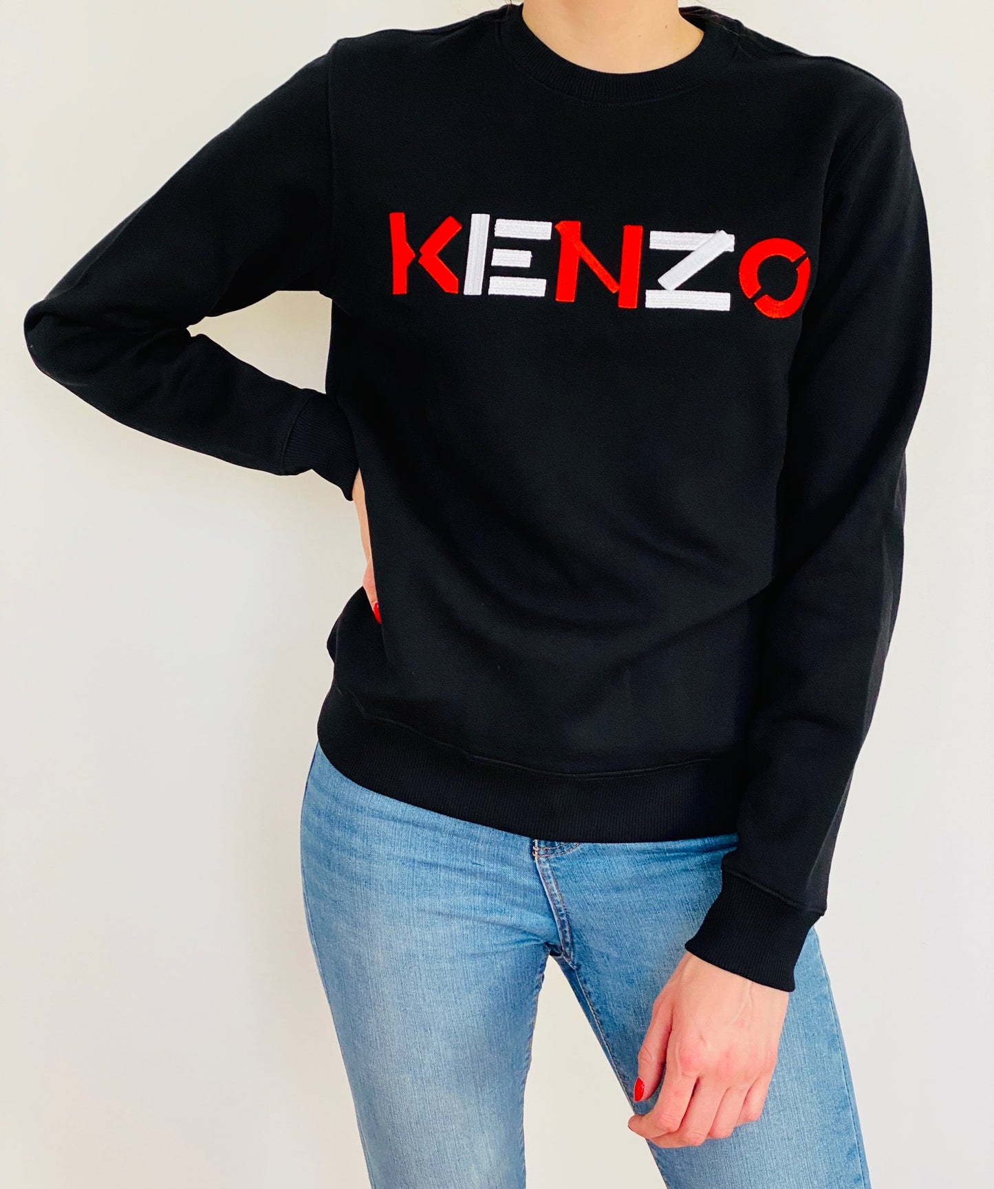 KENZO LOGO SWEATSHIRT MUL 5SW004 99 BLACK DŽEMPERIS