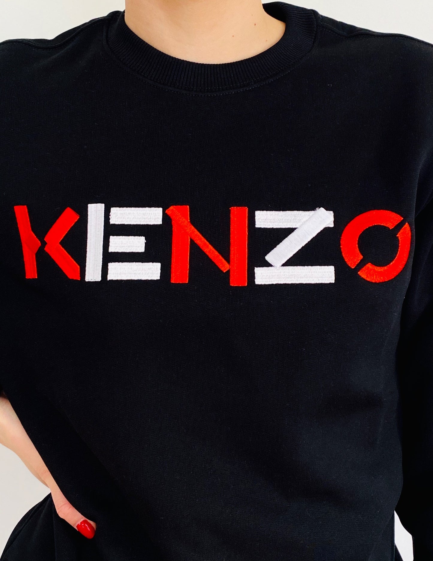 KENZO LOGO SWEATSHIRT MUL 5SW004 99 BLACK DŽEMPERIS