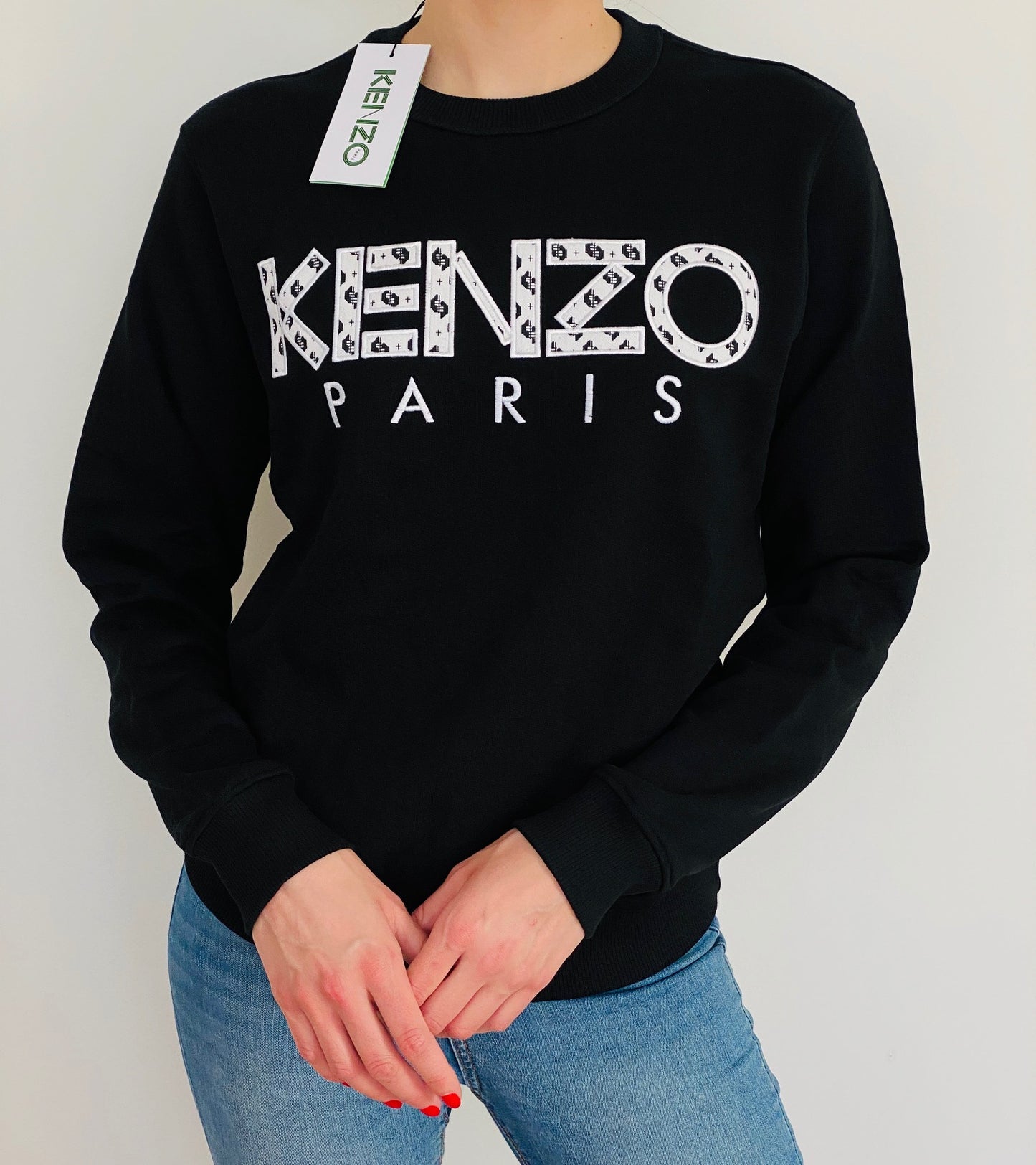 KENZO CLASSIC PARIS SWEAT 5SW000 BLACK DŽEMPERIS