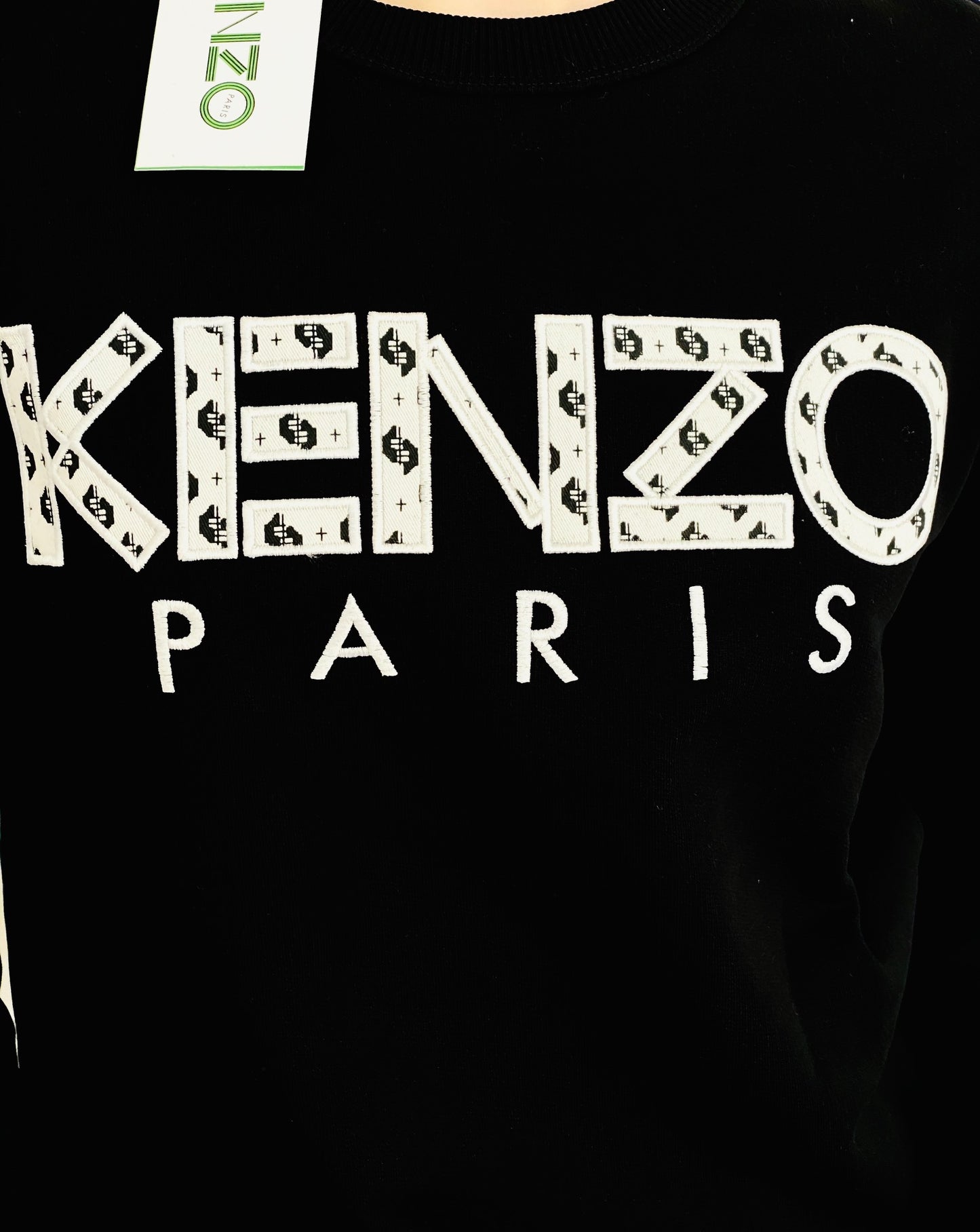 KENZO CLASSIC PARIS SWEAT 5SW000 BLACK DŽEMPERIS