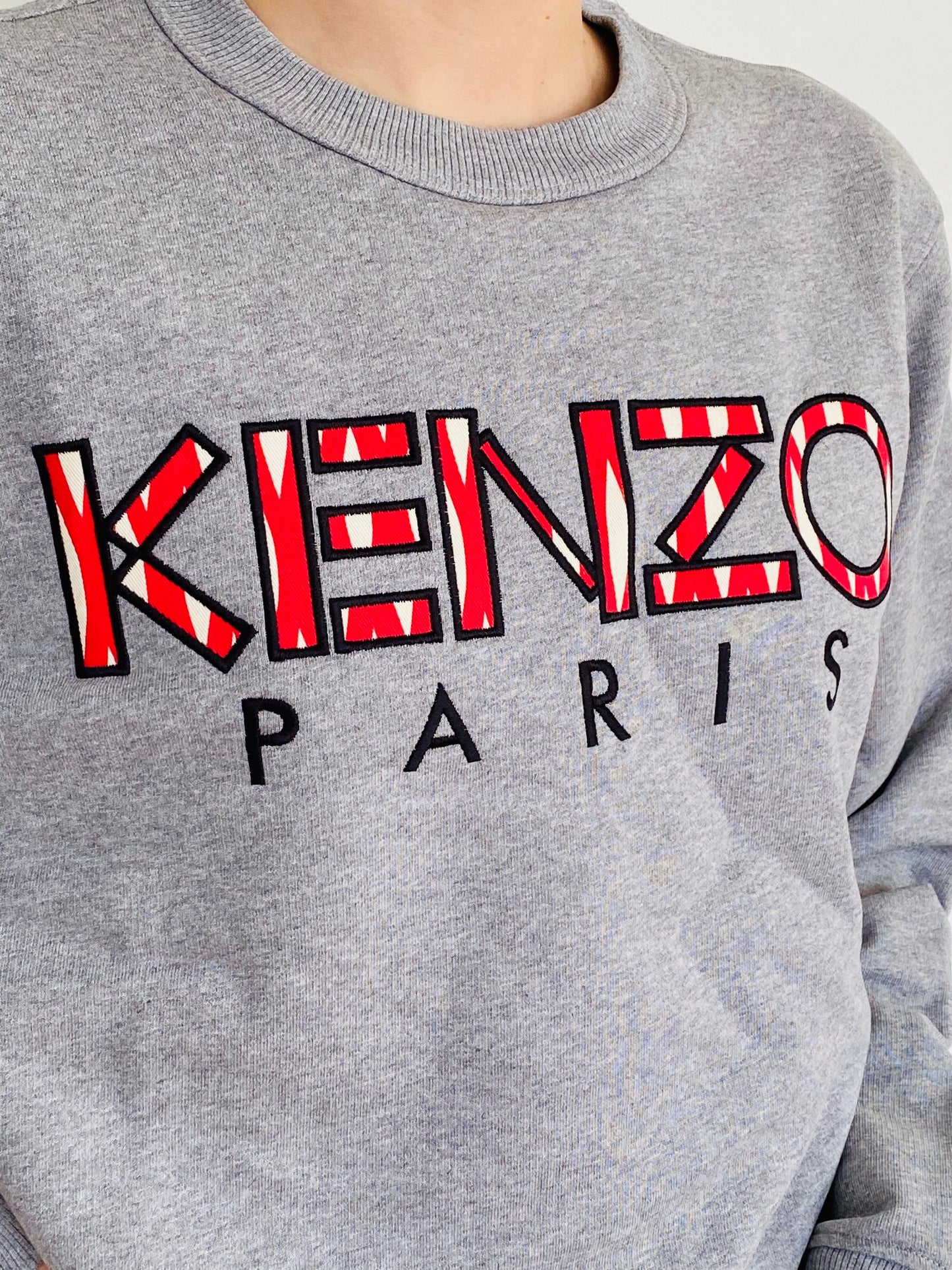 KENZO CLASSIC PARIS SWEAT 5SW000 GREY DŽEMPERIS