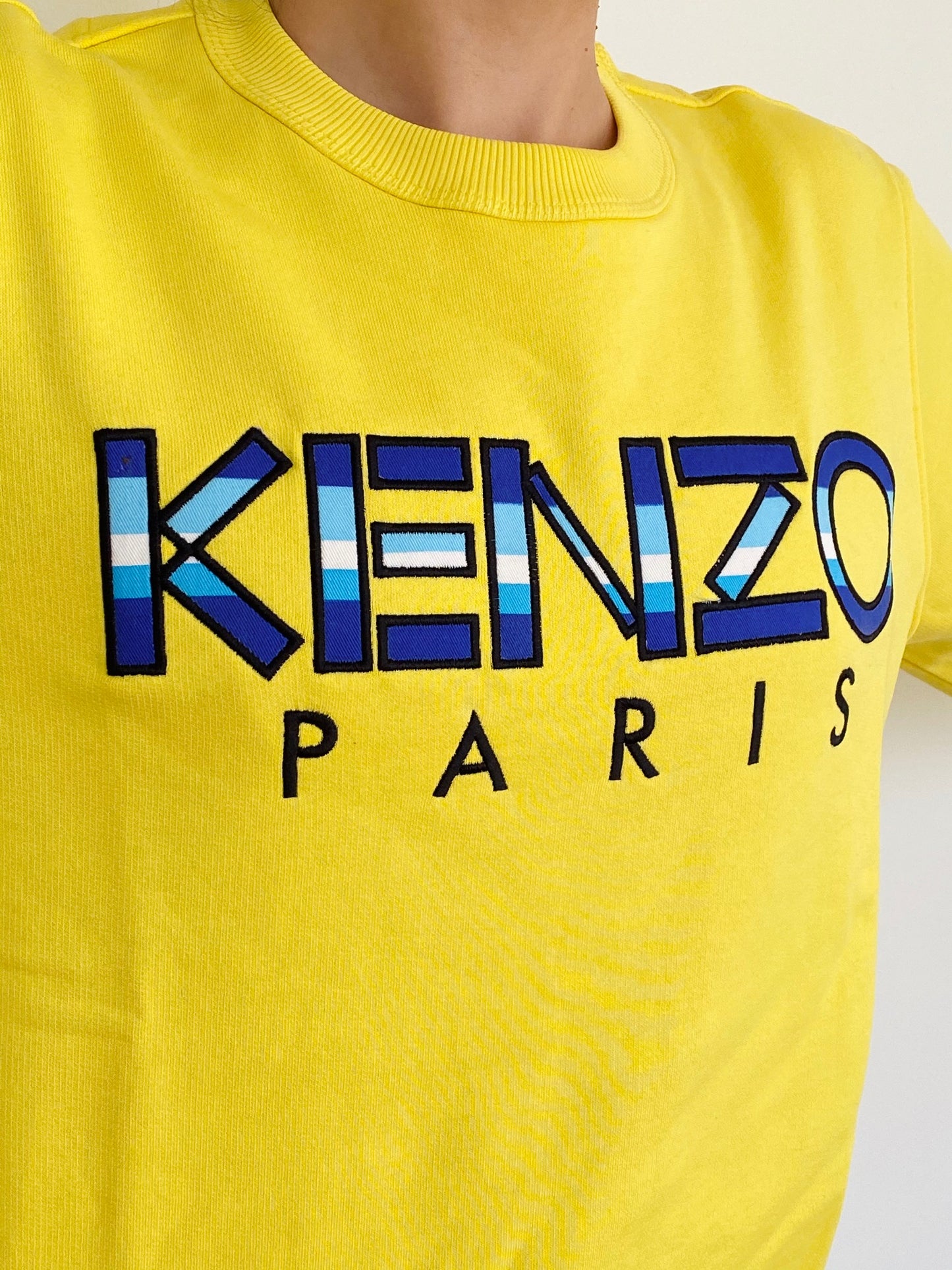 KENZO CLASSIC PARIS SWEAT 5SW000 YELLOW DŽEMPERIS