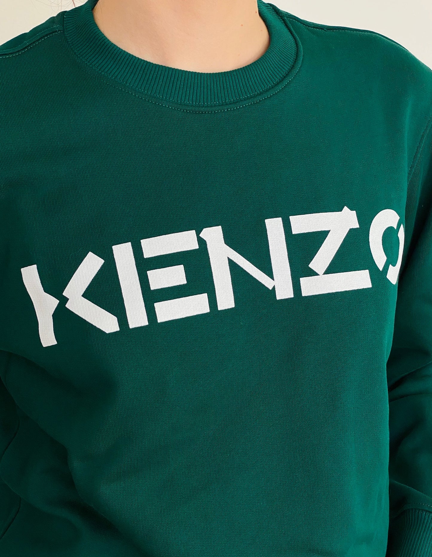 KENZO LOGO CLASSIC SWEAT K42P206 55 GREEN DŽEMPERIS