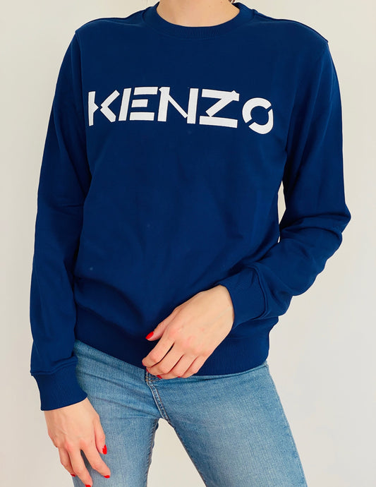 KENZO LOGO CLASSIC SWEAT K42P206 71 BLUE DŽEMPERIS