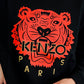 KENZO TIGER SWEATSHIRT 11256 BLACK RED DŽEMPERIS