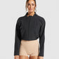 GYMSHARK KK FIT WOVEN BLACK STRIUKĖ