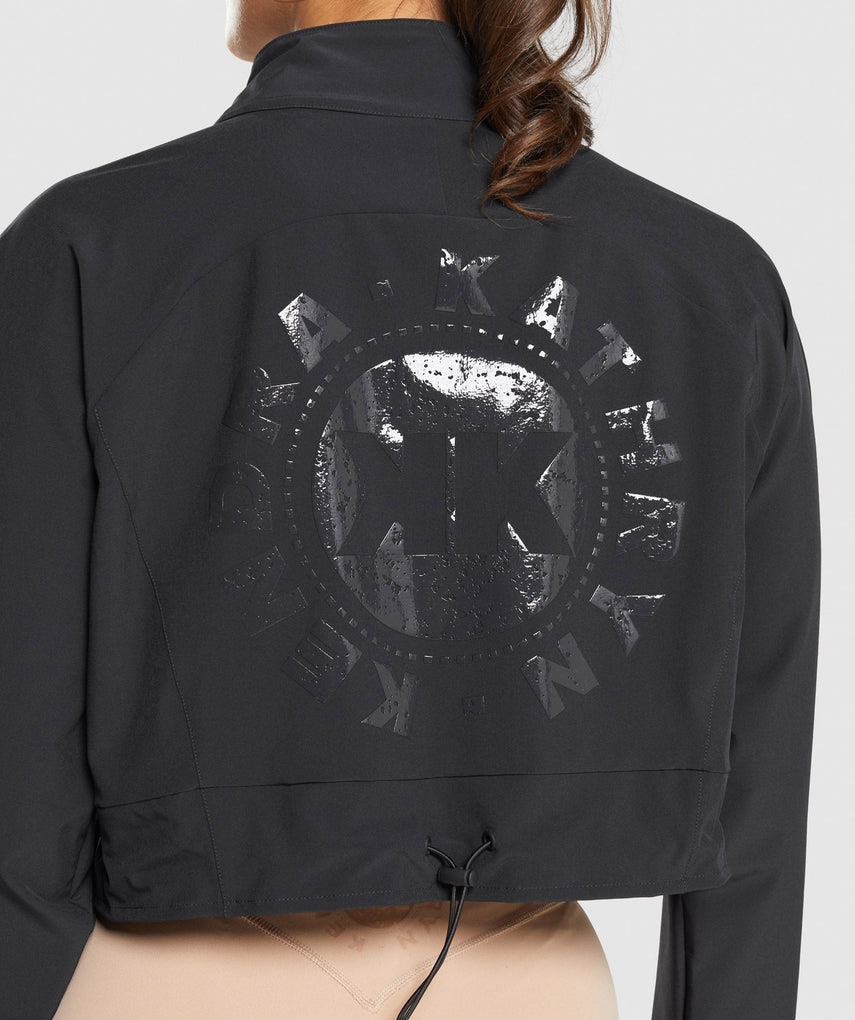 GYMSHARK KK FIT WOVEN BLACK STRIUKĖ