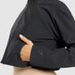 GYMSHARK KK FIT WOVEN BLACK STRIUKĖ