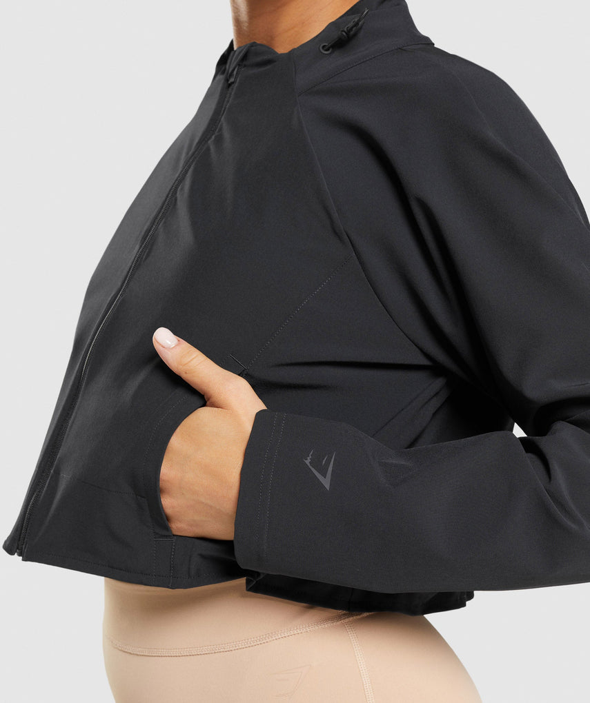 GYMSHARK KK FIT WOVEN BLACK STRIUKĖ