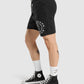 GYMSHARK LEGACY GRAPHIC BLACK ŠORTAI