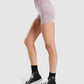 GYMSHARK MERCURY SEAMLESS BABY PINK ŠORTAI