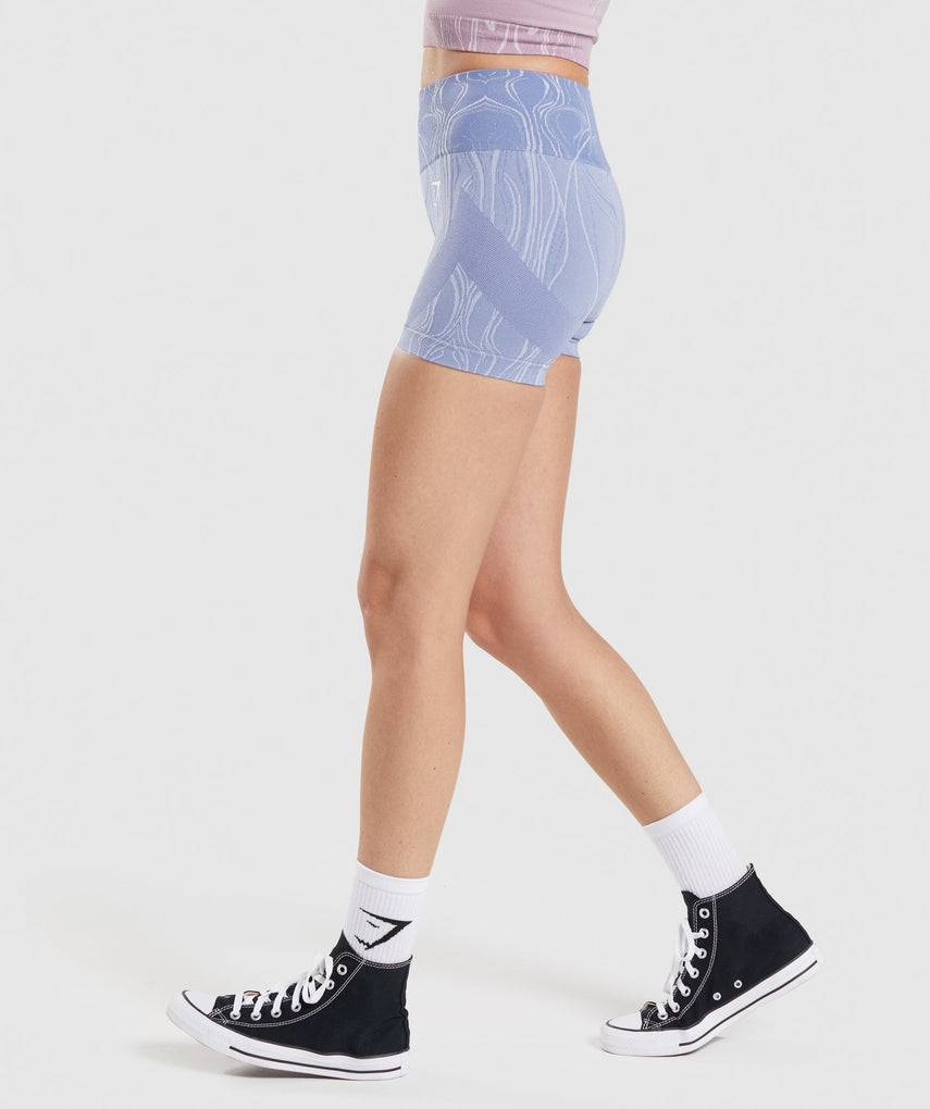 GYMSHARK MERCURY SEAMLESS SKY BLUE ŠORTAI