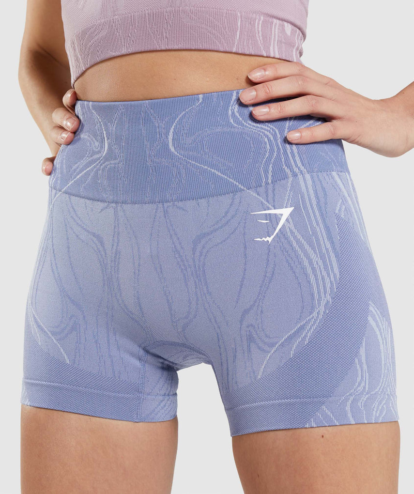 GYMSHARK MERCURY SEAMLESS SKY BLUE ŠORTAI