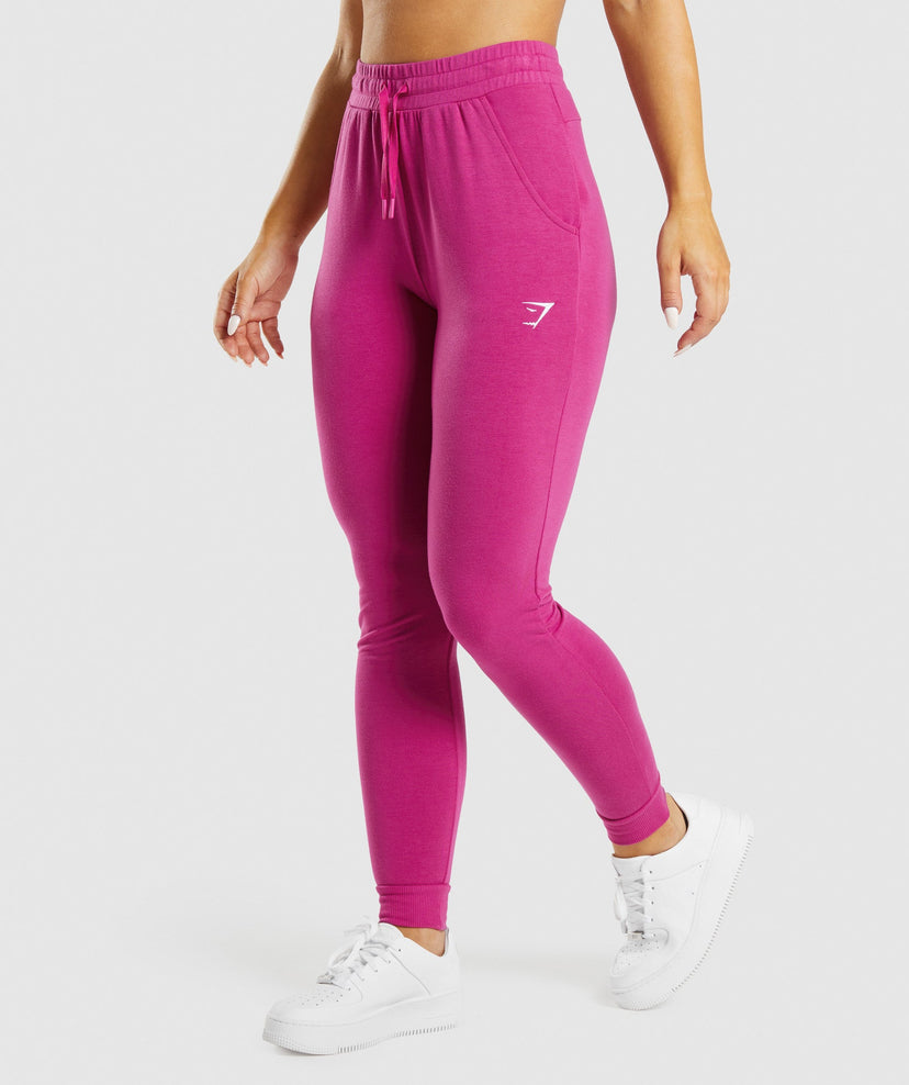 GYMSHARK PIPPA TRAINING JOGGERS DRAGON FRUIT PINK KELNĖS