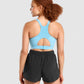GYMSHARK RACER BACK SKY BLUE LIEMENĖLĖ