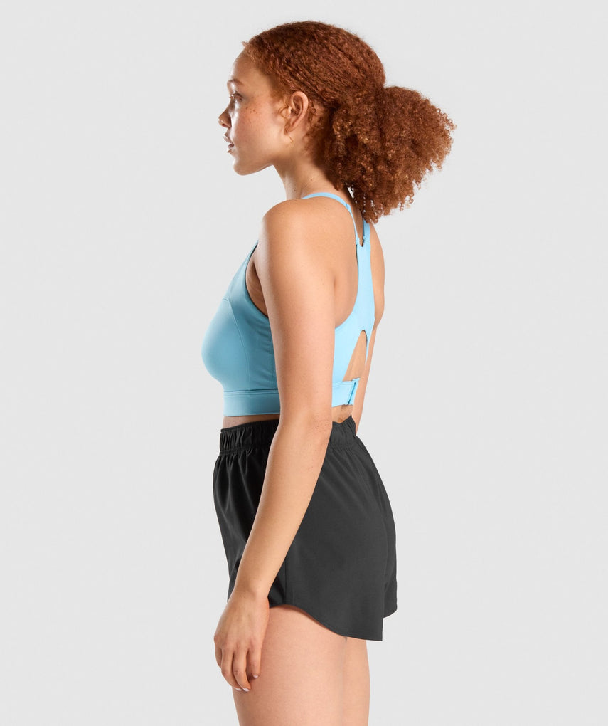 GYMSHARK RACER BACK SKY BLUE LIEMENĖLĖ