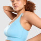 GYMSHARK RACER BACK SKY BLUE LIEMENĖLĖ