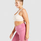 GYMSHARK SCOOP NECK SPORTS BABY PINK LIEMENĖLĖ
