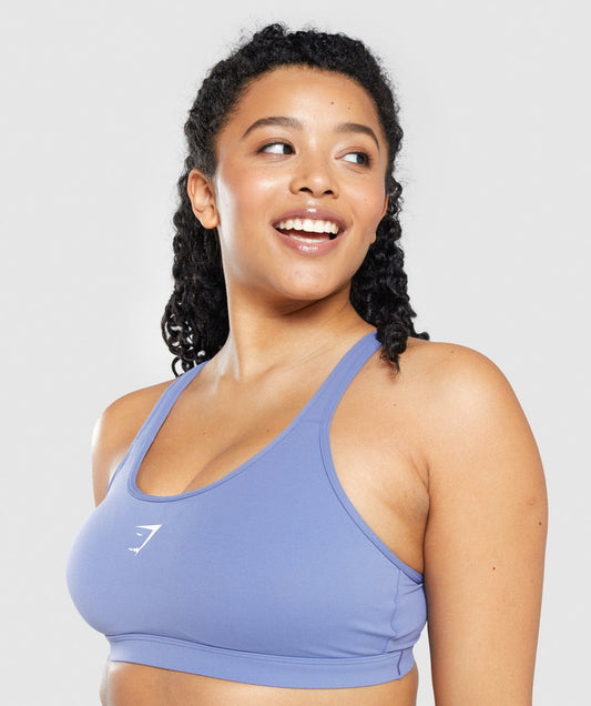 GYMSHARK SCOOP NECK SPORTS BLUE LIEMENĖLĖ