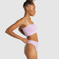 GYMSHARK SEAMLESS BANDEAU PINK LIEMENĖLĖ
