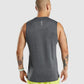 GYMSHARK SPEED TANK BLACK/GREY SPORTINĖ PALAIDINĖ