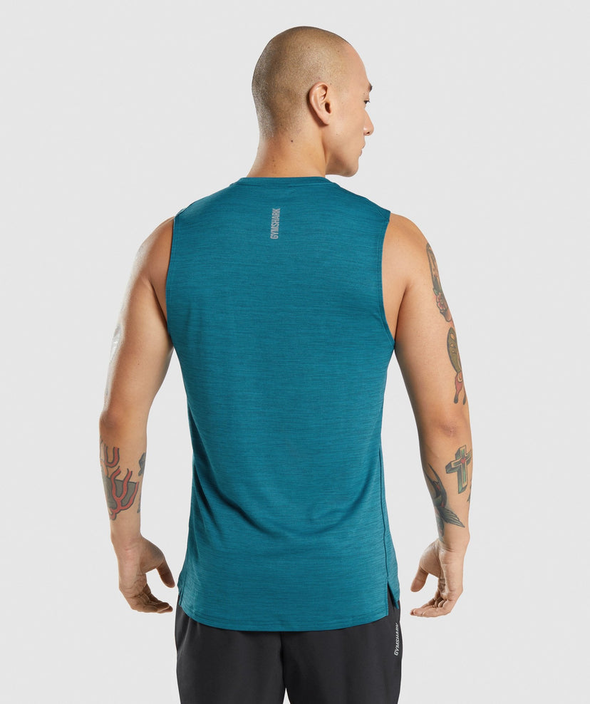 GYMSHARK SPEED TANK BLUE SPORTINĖ PALAIDINĖ