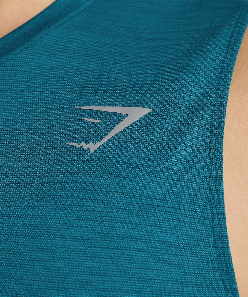 GYMSHARK SPEED TANK BLUE SPORTINĖ PALAIDINĖ