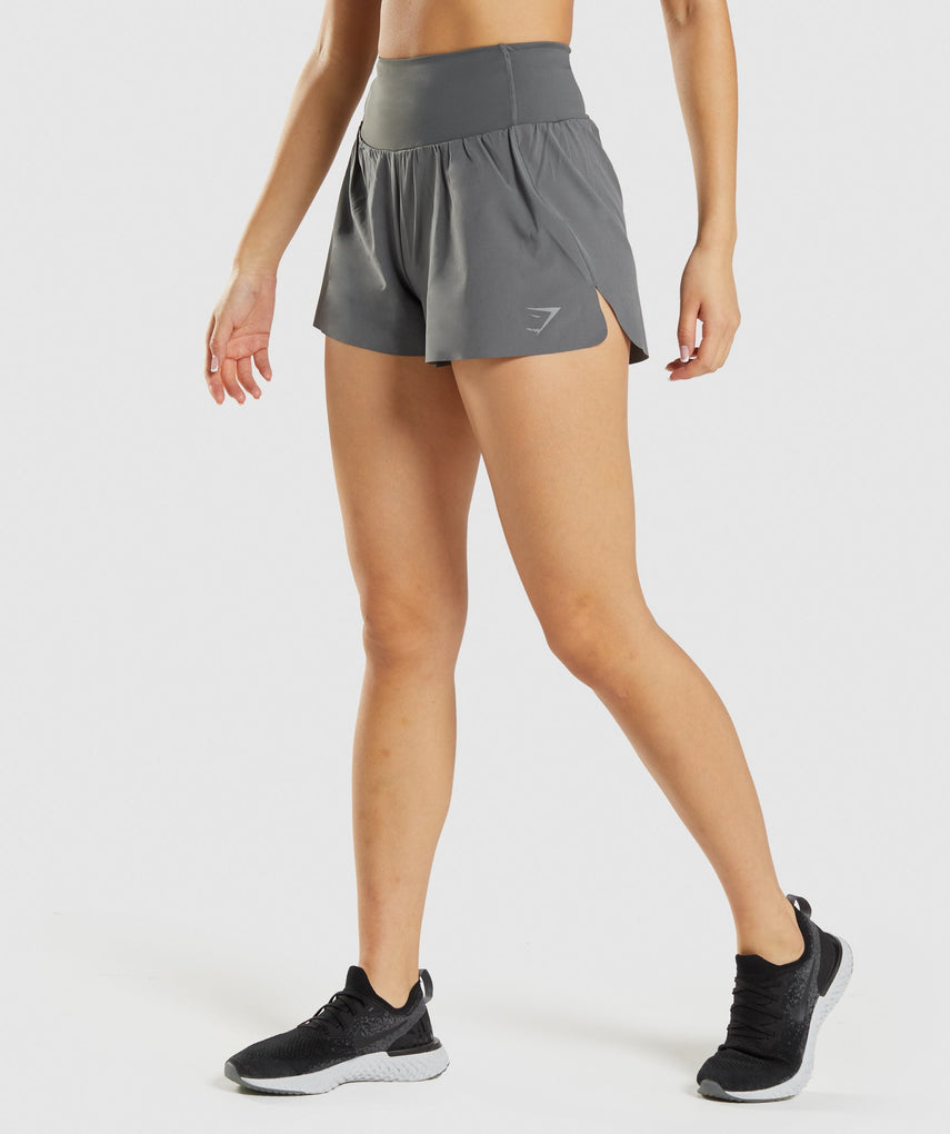 GYMSHARK SPEED CHARCOAL GREY ŠORTAI