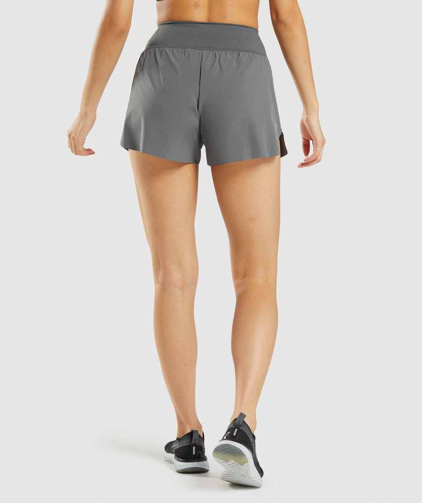 GYMSHARK SPEED CHARCOAL GREY ŠORTAI