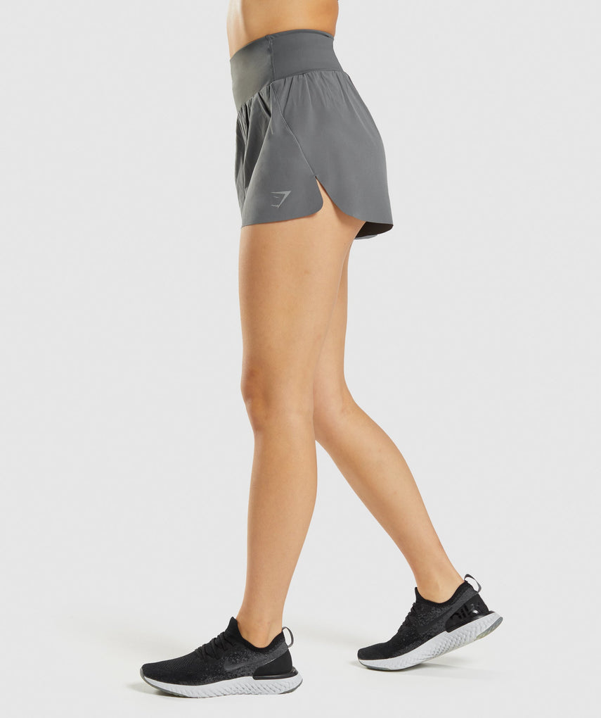GYMSHARK SPEED CHARCOAL GREY ŠORTAI
