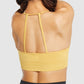 GYMSHARK STUDIO SEAMLESS SPORTS MUSTARD YELLOW LIEMENĖLĖ
