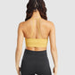 GYMSHARK STUDIO SEAMLESS SPORTS MUSTARD YELLOW LIEMENĖLĖ