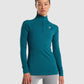 GYMSHARK TRAINING 1/4 ZIP ELECTRO BLUE DŽEMPERIS