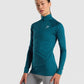 GYMSHARK TRAINING 1/4 ZIP ELECTRO BLUE DŽEMPERIS