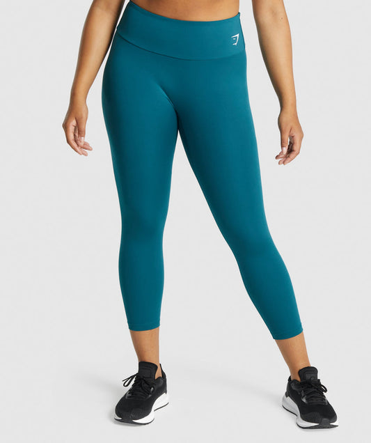 GYMSHARK TRAINING 7/8 TURQUOISE/BLUE TAMPRĖS