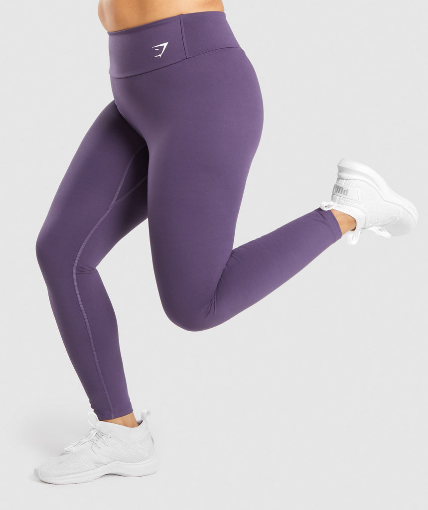 GYMSHARK TRAINING FULL LENGTH DARK PURPLE TAMPRĖS