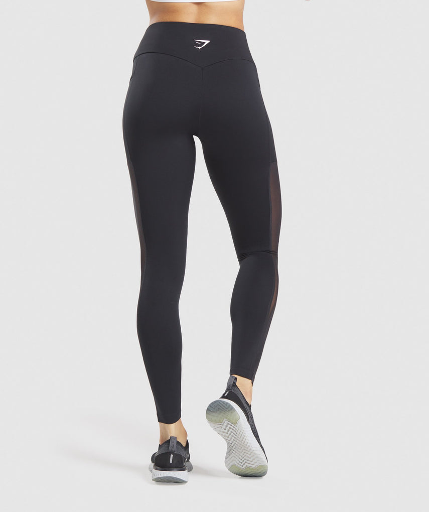 GYMSHARK TRAINING MESH POCKET BLACK TAMPRĖS