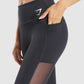 GYMSHARK TRAINING MESH POCKET BLACK TAMPRĖS
