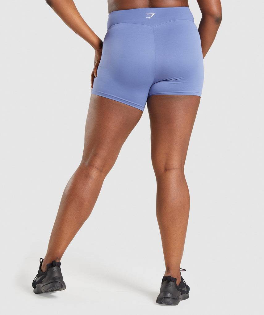 GYMSHARK TRAINING BERRY BLUE ŠORTAI