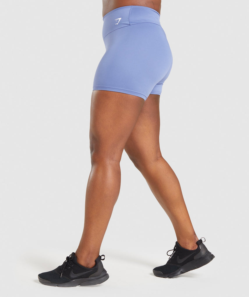 GYMSHARK TRAINING BERRY BLUE ŠORTAI