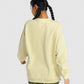 GYMSHARK TRAINING OVERSIZED SWEATSHIRT YELLOW DŽEMPERIS