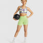 GYMSHARK TRAINING LIGHT GREEN/LIME ŠORTAI