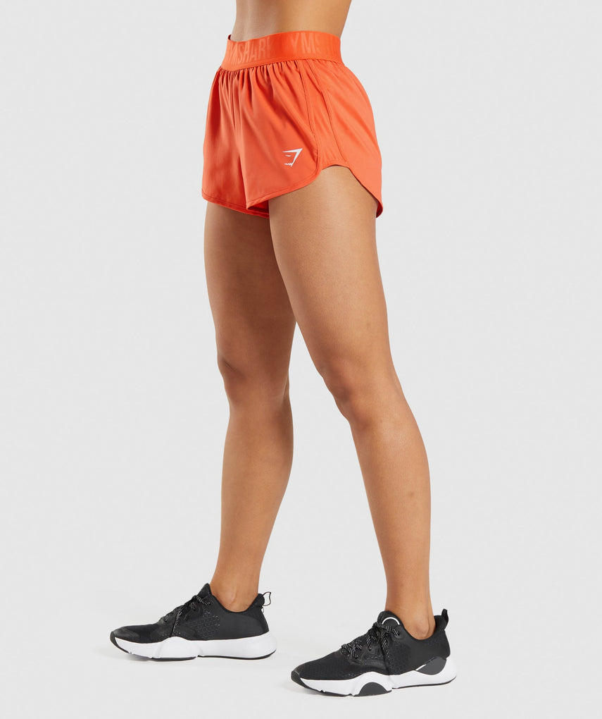 GYMSHARK TRAINING LOOSE FIT RED ŠORTAI