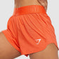 GYMSHARK TRAINING LOOSE FIT RED ŠORTAI