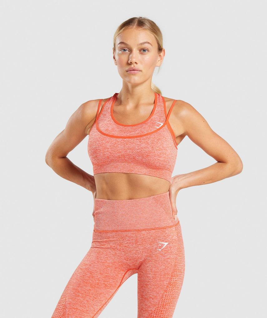 GYMSHARK VITAL BOOST SEAMLESS GRAPEFRUIT/ORANGE LIEMENĖLĖ