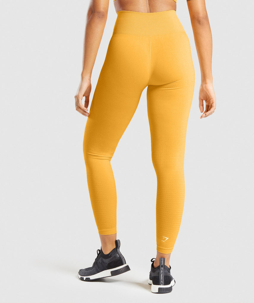 GYMSHARK VITAL SEAMLESS SUN YELLOW TAMPRĖS