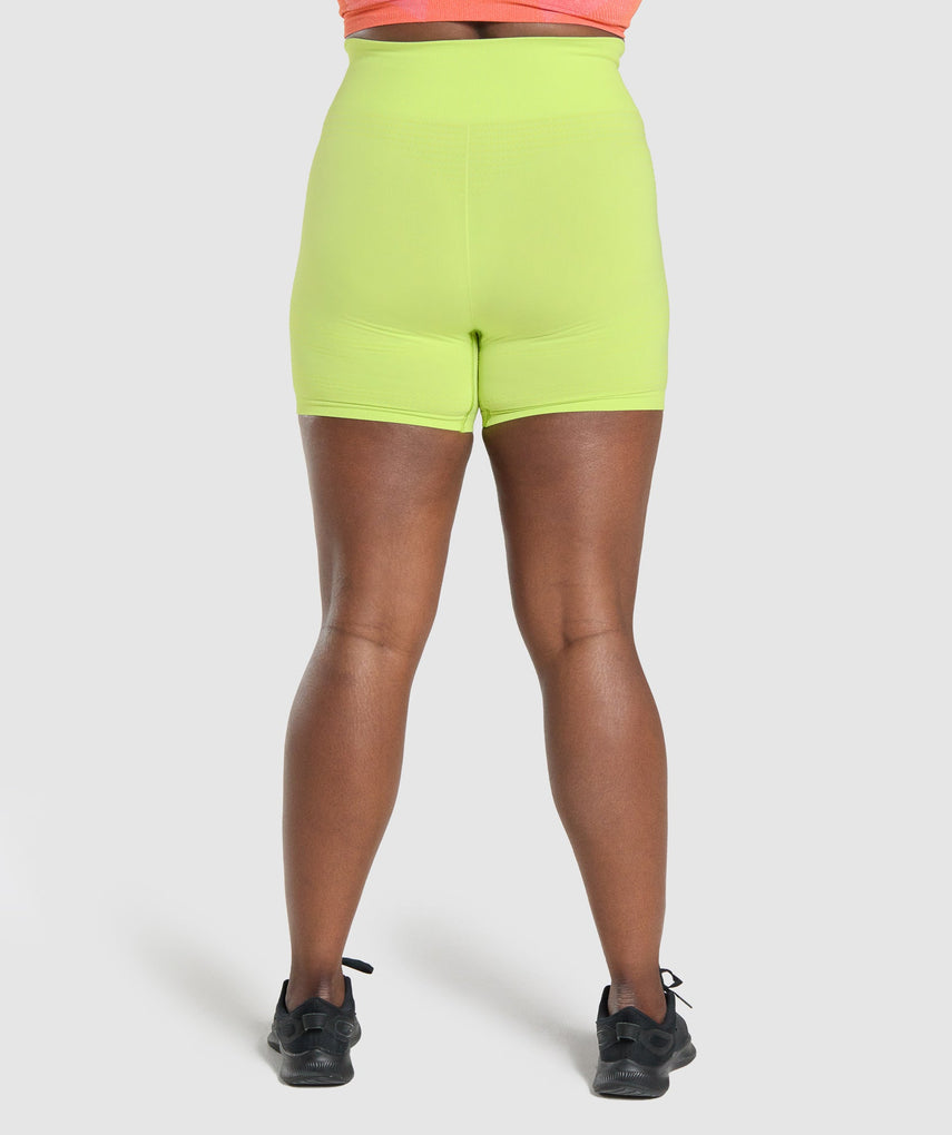 GYMSHARK VITAL SEAMLESS 2.0 LIME GREEN ŠORTAI