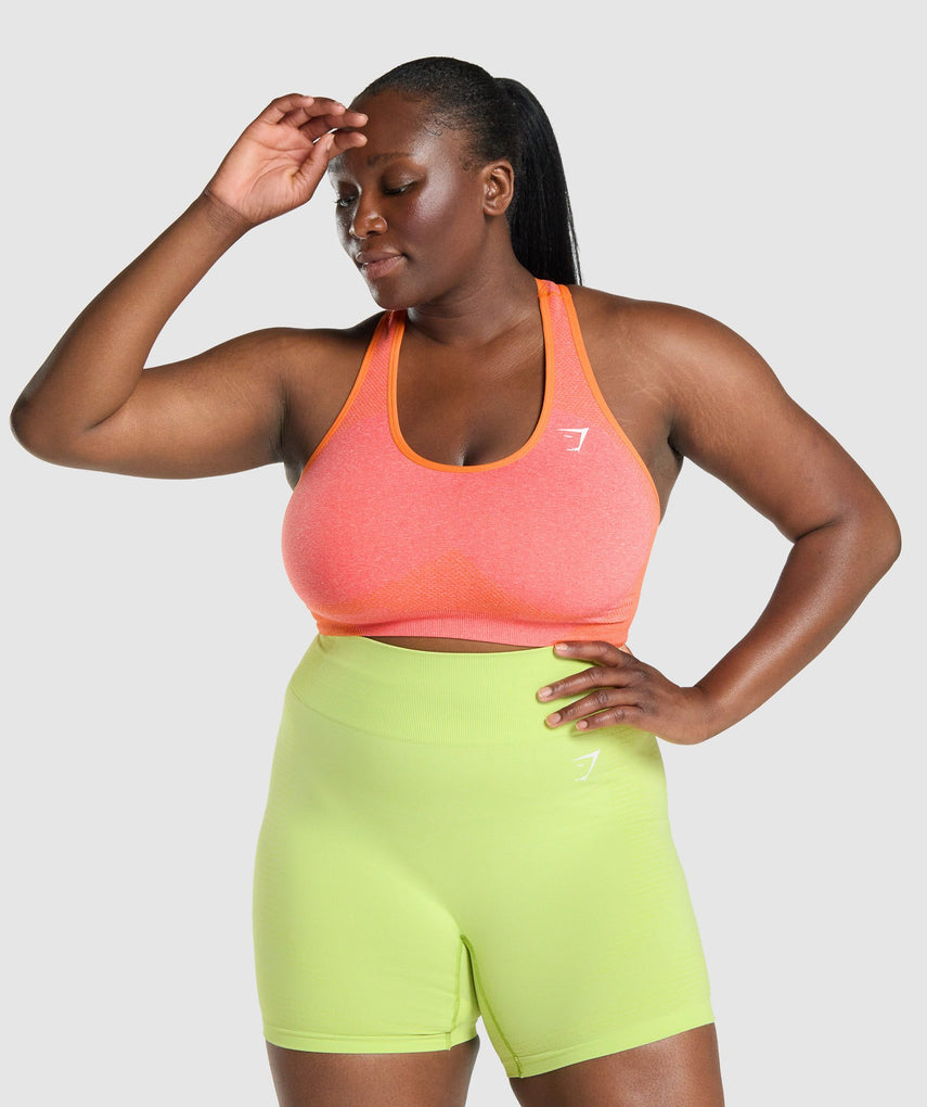 GYMSHARK VITAL SEAMLESS 2.0 GRAPEFRUIT ORANGE/RED LIEMENĖLĖ