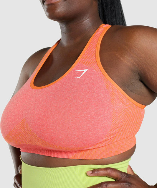 GYMSHARK VITAL SEAMLESS 2.0 GRAPEFRUIT ORANGE/RED LIEMENĖLĖ