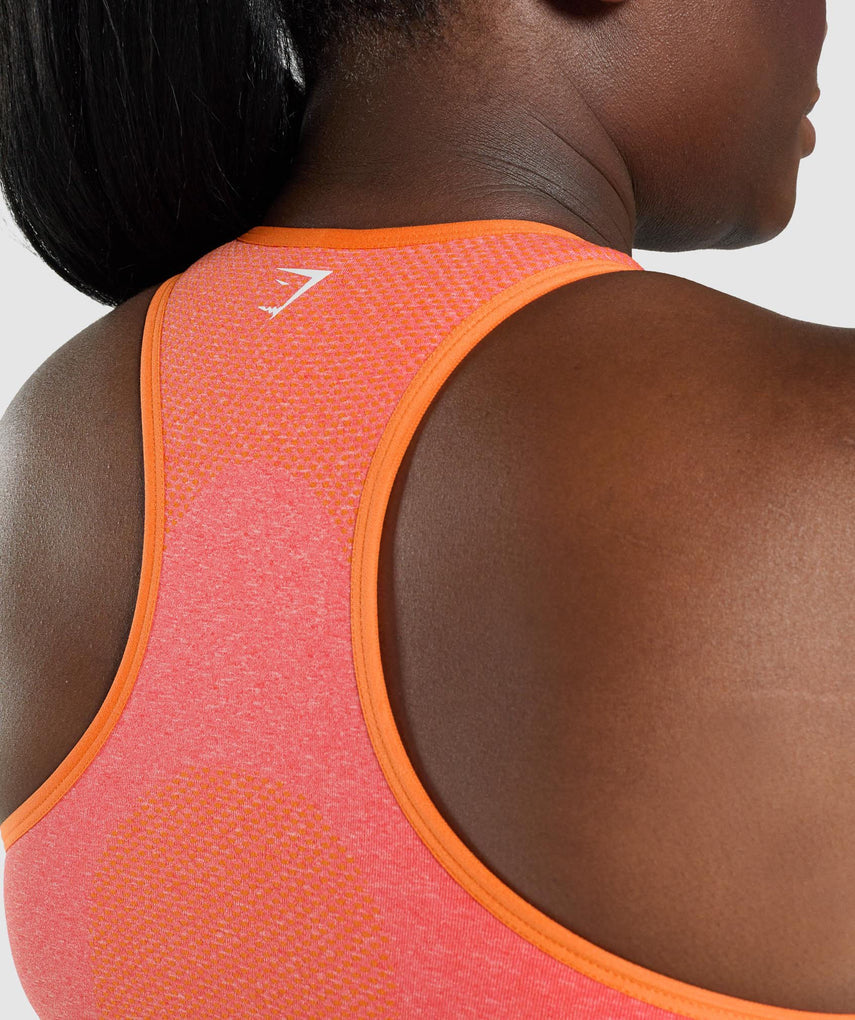 GYMSHARK VITAL SEAMLESS 2.0 GRAPEFRUIT ORANGE/RED LIEMENĖLĖ